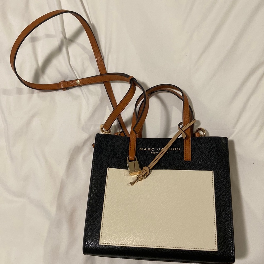 Mini Marc Jacobs Tote Bag Beige Mix Color